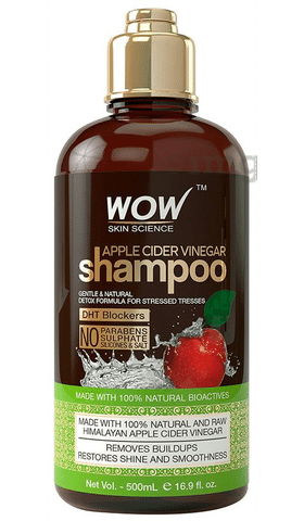 WOW Skin Science Apple Cider Vinegar Shampoo: Buy pump bottle of 500 ml  Shampoo at best price in India | 1mg