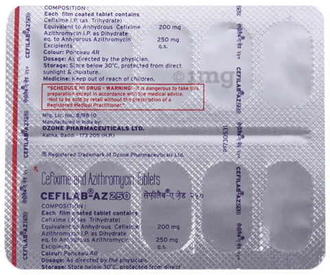 Cefilab-AZ 250 Tablet image