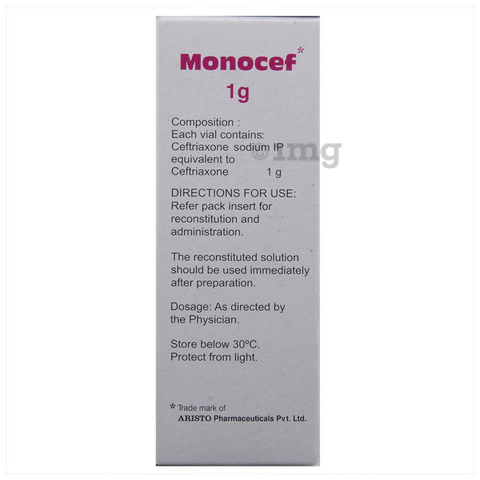 Monocef 1 g Injection