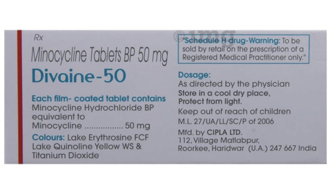 Divaine 50 Tablet image