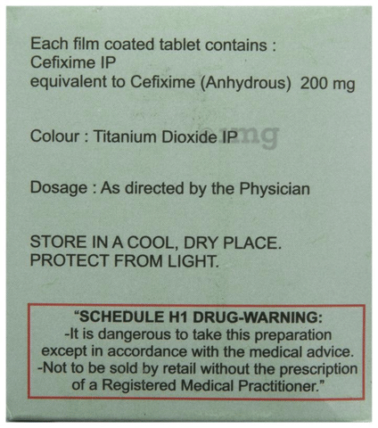 Cefolac 200 Tablet image