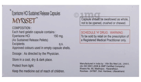 Myoset Capsule SR image Myoset Capsule SR image