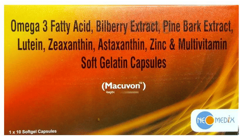Macuvon Soft Gelatin Capsule image