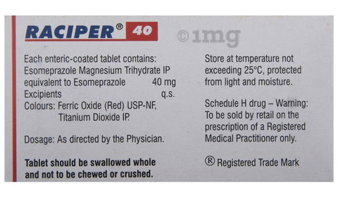 racipER 40 Tablet image