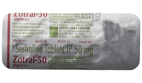 Zotral 50 Tablet image