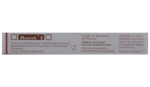 Montek 5 Chewable Tablet image