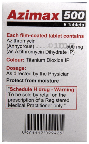 Azimax 500 Tablet image