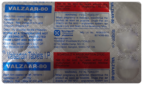 ValzAAR 80 Tablet image