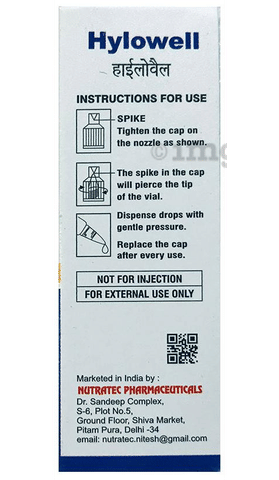 Hylowell Eye Drop image Hylowell Eye Drop image