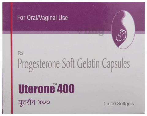 Uterone 400 Capsule image
