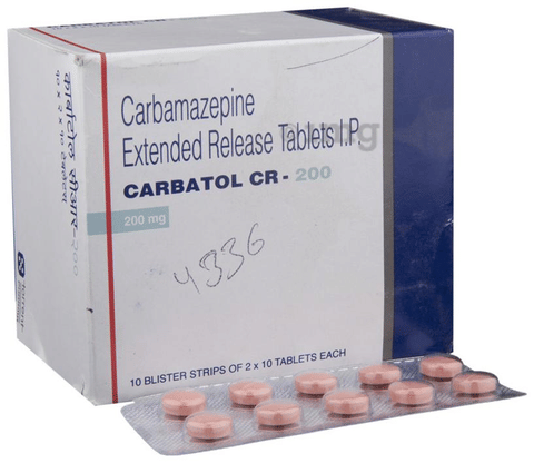 Carbatol CR 200 Tablet image