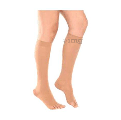 Tynor Compression Stocking Below Knee Classic, Beige, Small, Pack of 2 :  : Health