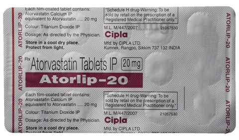 Atorlip 20 Tablet image