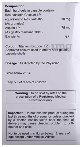 Rosutor-A 10/75 Capsule