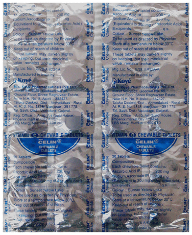 New Celin Chewable Tablet image