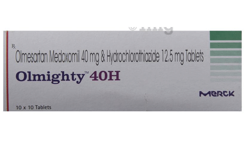 Olmighty 40H, Prescription, Treatment: High Blood Pressure at Rs