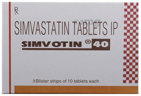 Simvotin 40 Tablet image