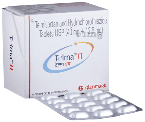 Telvas H 40/12.5 Tablet | Uses, Side Effects, Price | Apollo Pharmacy