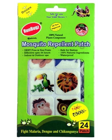 Runbugz Mosquito Repellent Patches - New Animal: Buy packet of 24 patches  at best price in India | 1mg