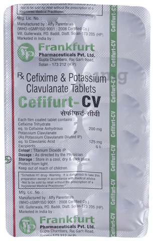 Cefifurt CV Tablet image