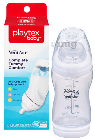 Playtex Baby VentAire Anti-Colic Feeding Baby Bottles 3 Packs - 9 oz (266  ml)