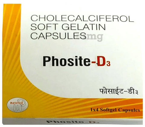 Phosite D3 Soft Gelatin Capsule image Phosite D3 Soft Gelatin Capsule image