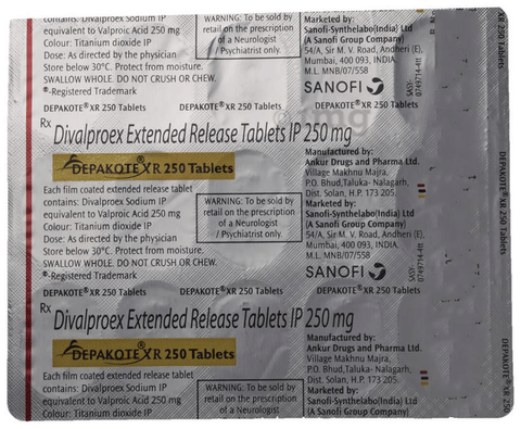 Depakote XR 250 Tablet image Depakote XR 250 Tablet image