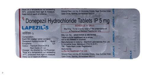 Lapezil 5 Tablet image Lapezil 5 Tablet image