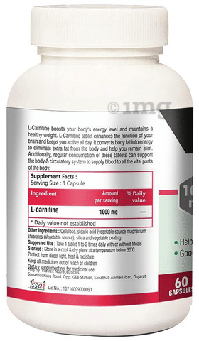 l-carnitina 1000 mg BioTechUSA L-Carnitine 1000 mg Capsules | L-Arginine & L-Carnitine Blend |  Gluten-Free 60 Tablets | International Shipping Available | Buy Now with  Express International Delivery