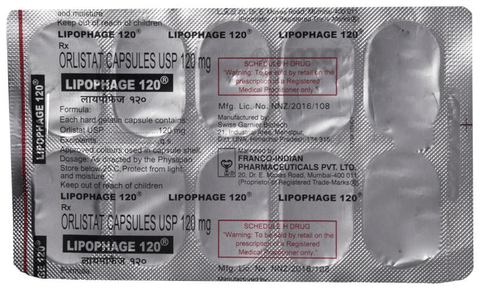 Lipophage 120 Capsule image Lipophage 120 Capsule image