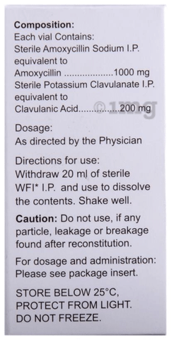 Acuclav IV 1.2gm Injection