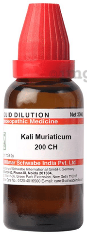 Dr Willmar Schwabe India Kali Muriaticum Dilution 200 CH Buy