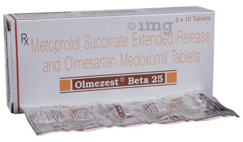 Olmezest Beta 25 Tablet ER image