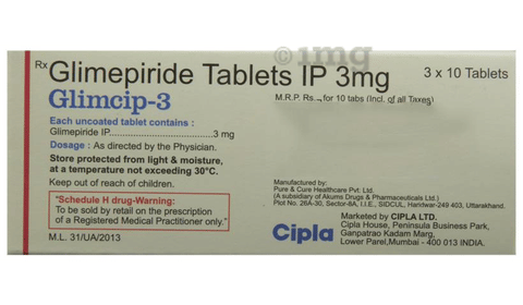 Glimcip 3 Tablet image