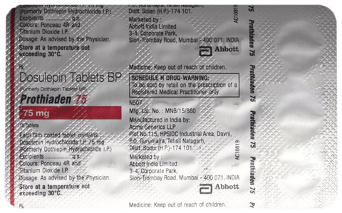 Prothiaden 75 Tablet image