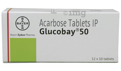 Glucobay 50 Tablet image