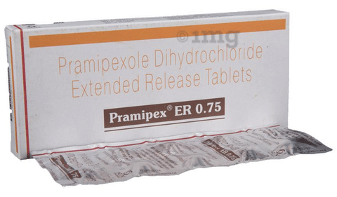Pramipex ER 0.75 Tablet image