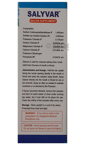 Salyvar Moisturizing Spray image Salyvar Moisturizing Spray image