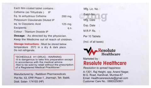 Cefcan-CV Tablet image