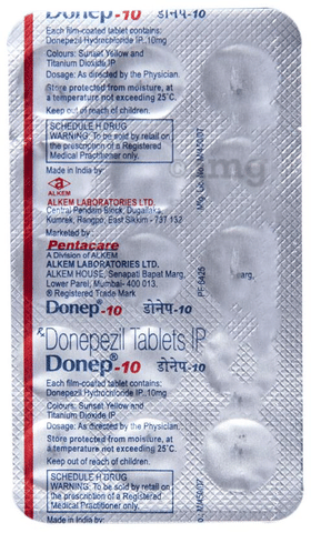 Donep 10 Tablet image
