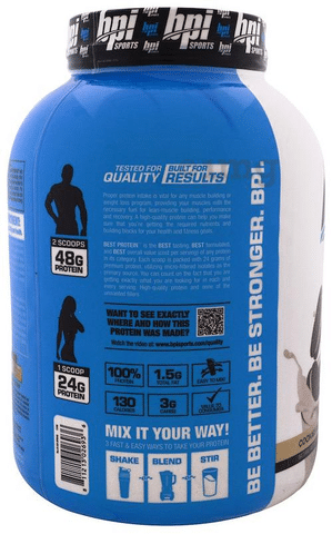 BPI Sports Best Protein Powder Cookies & Cream: Buy jar of ...