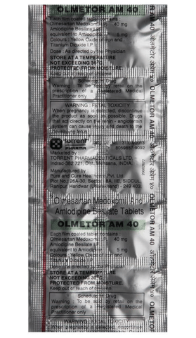 Olmetor AM 40 Tablet image