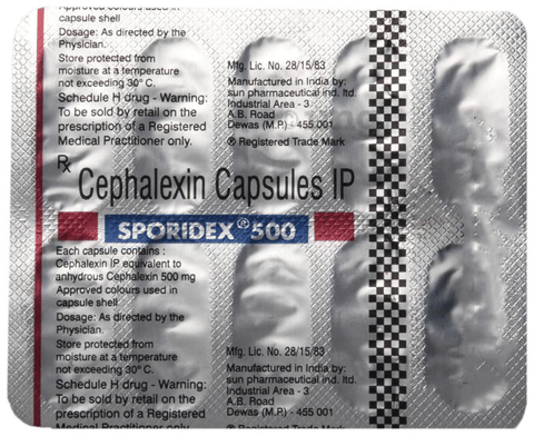 Sporidex 500 Capsule image