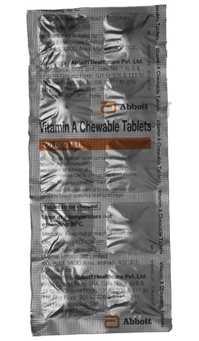 Vitamin A Chewable Tablet image