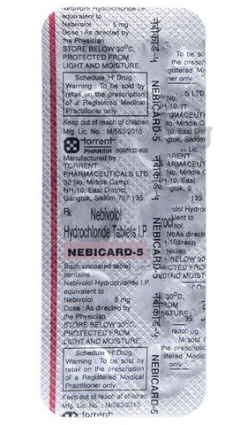 Nebicard 5 Tablet image