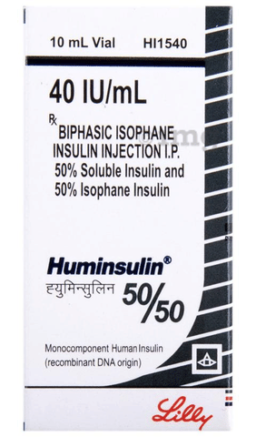 Huminsulin  50/50 Suspension for Injection 40IU/ml