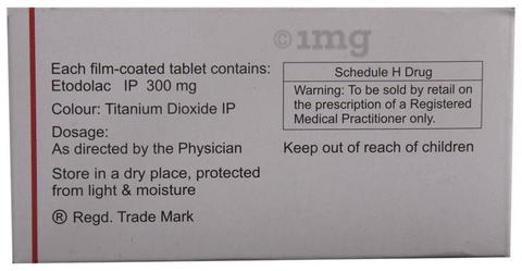 Etodolac 300 mg prices