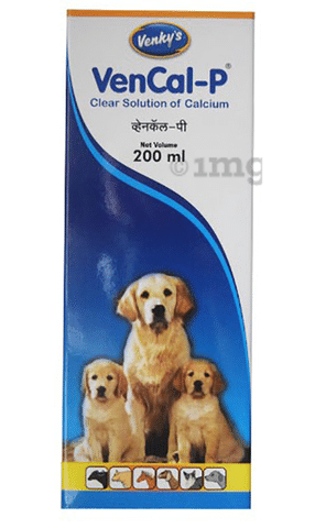 Venky's Vencal-P Pet Calcium Supplement: Buy bottle of 200 ml Syrup at best  price in India | 1mg