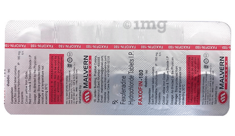 Faxofin 180 Tablet image