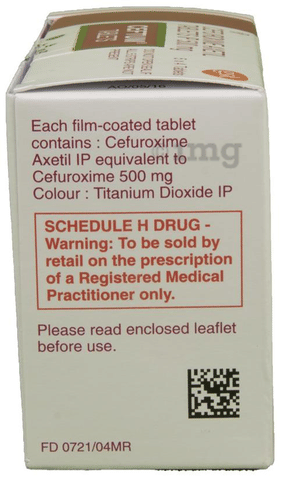 Ceftum 500mg Tablet image